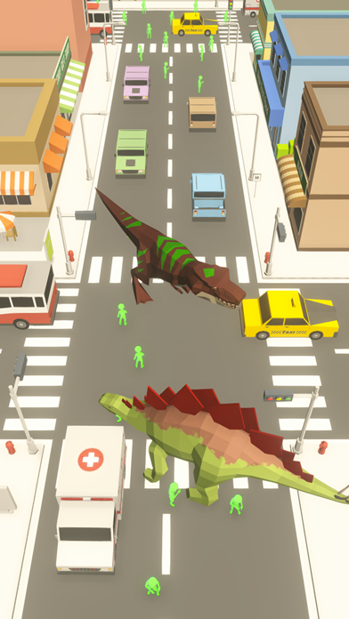 Zrzuty ekranu Dinosaur Rampage Dino Games