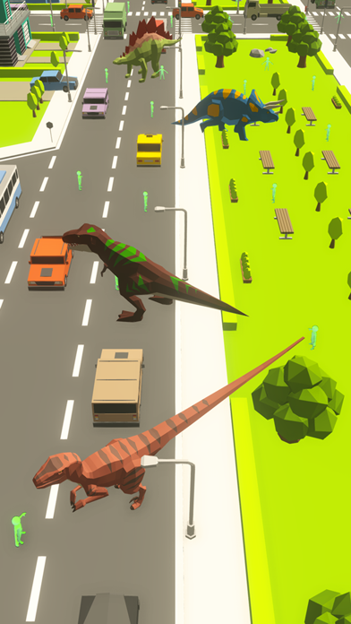 Zrzuty ekranu Dinosaur Rampage Dino Games