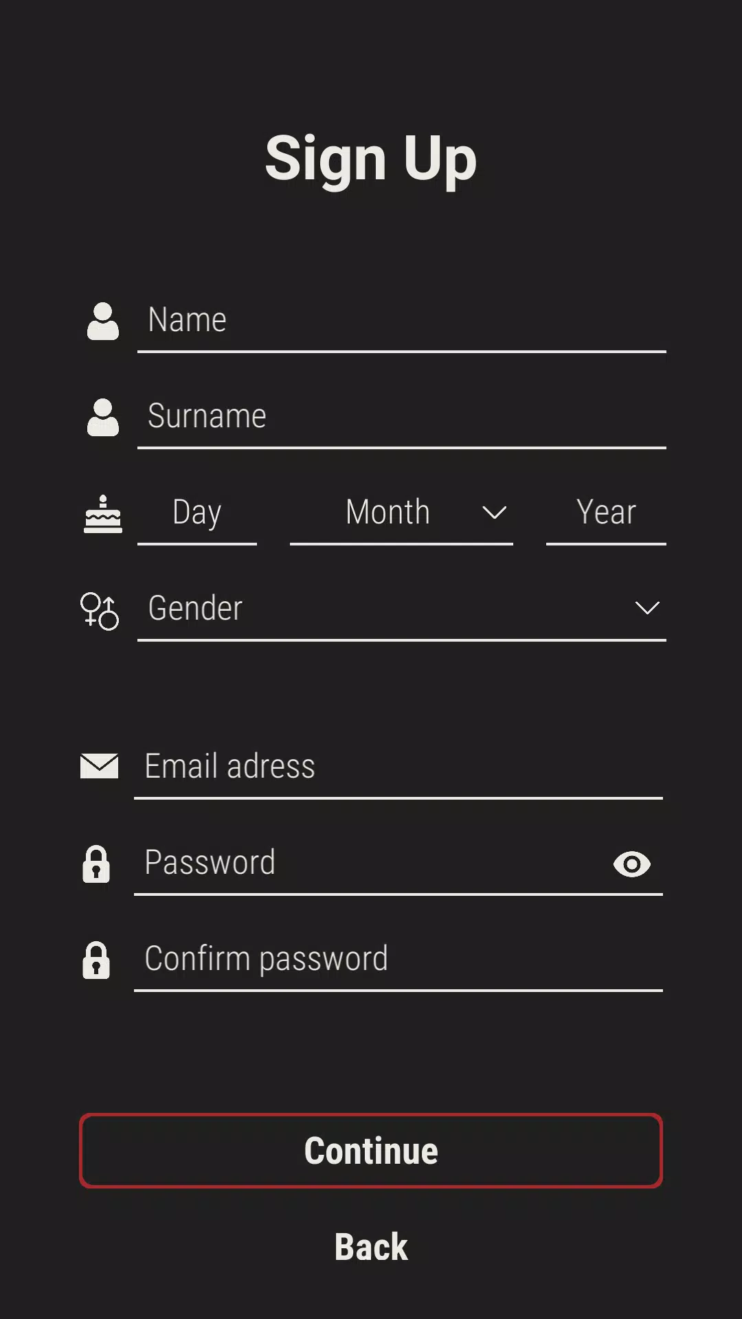 Overda Mobile Screenshots