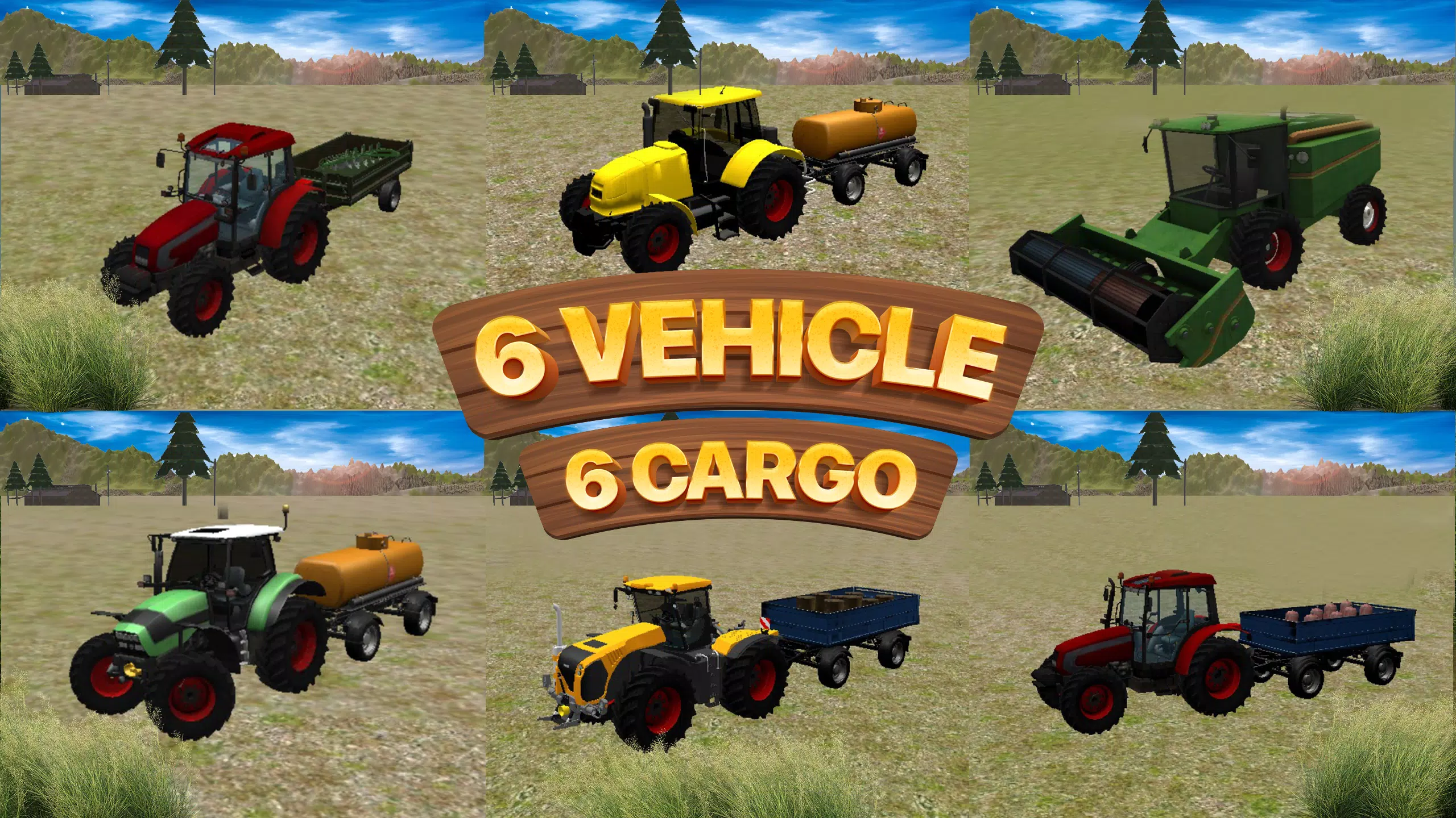 Real 3D Farm Tractor Game 2023 スクリーンショット