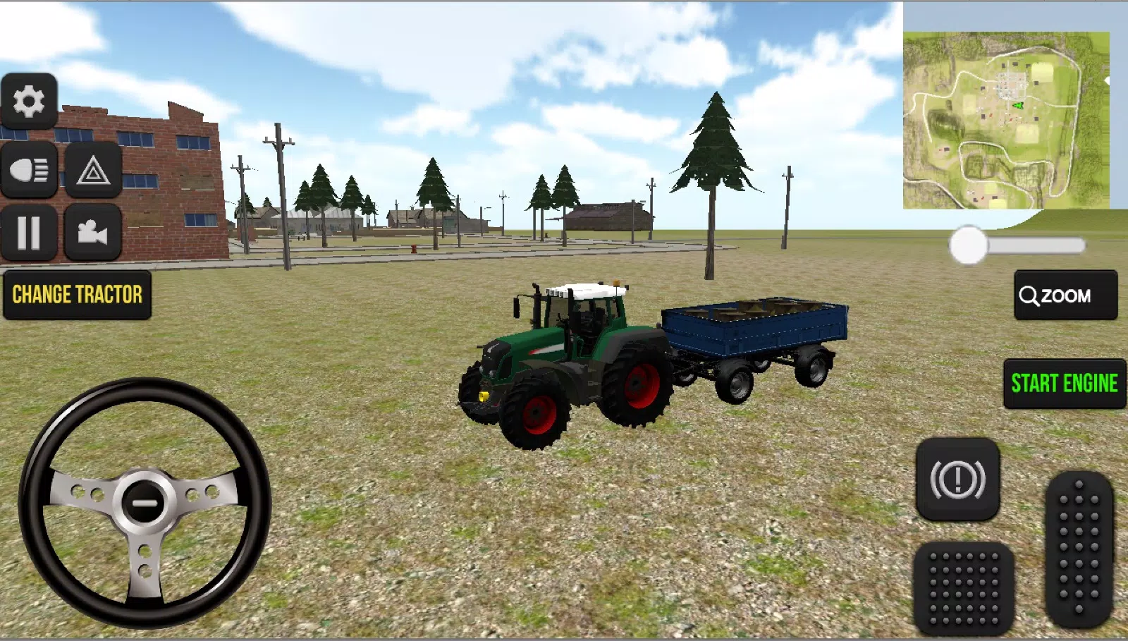 Real 3D Farm Tractor Game 2023 スクリーンショット