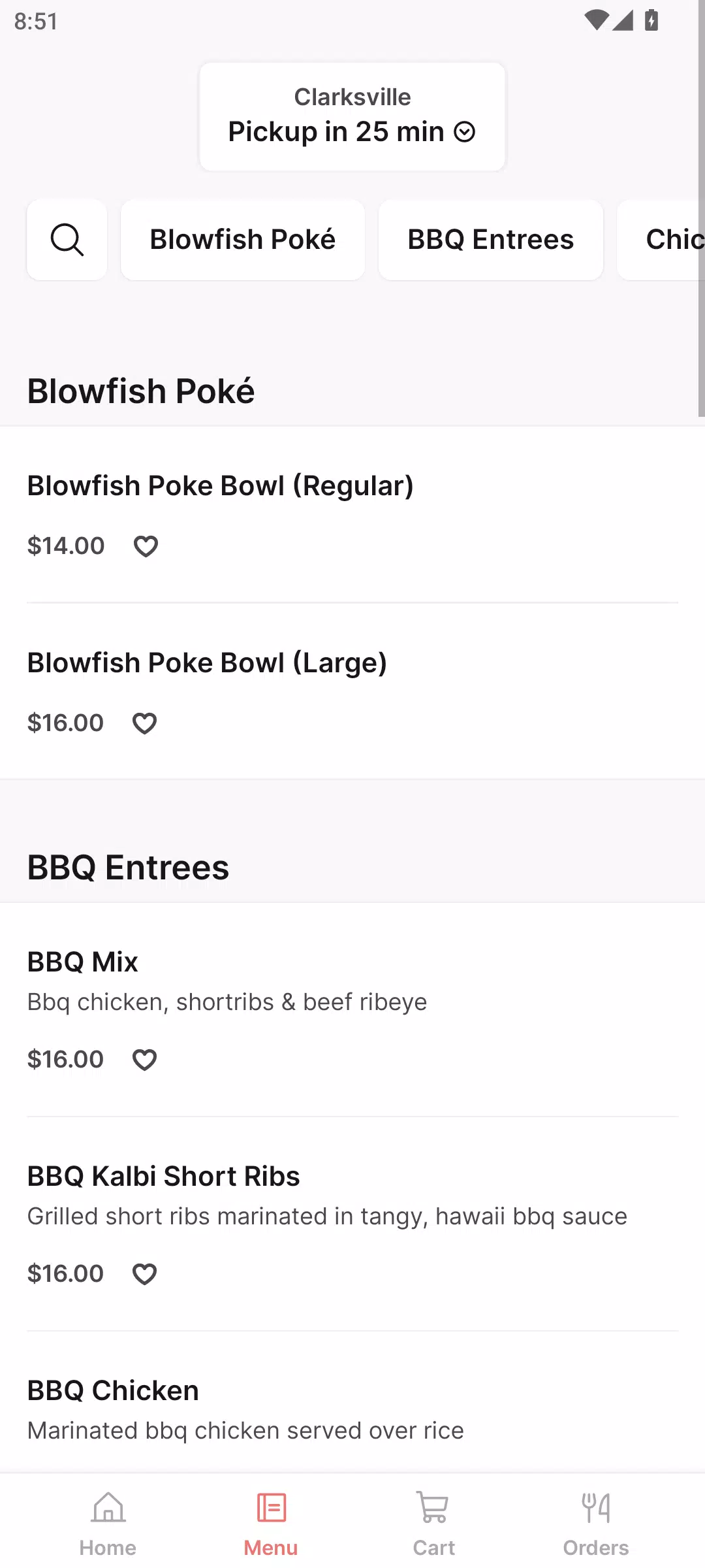 Blowfish Poke & Grill Screenshots