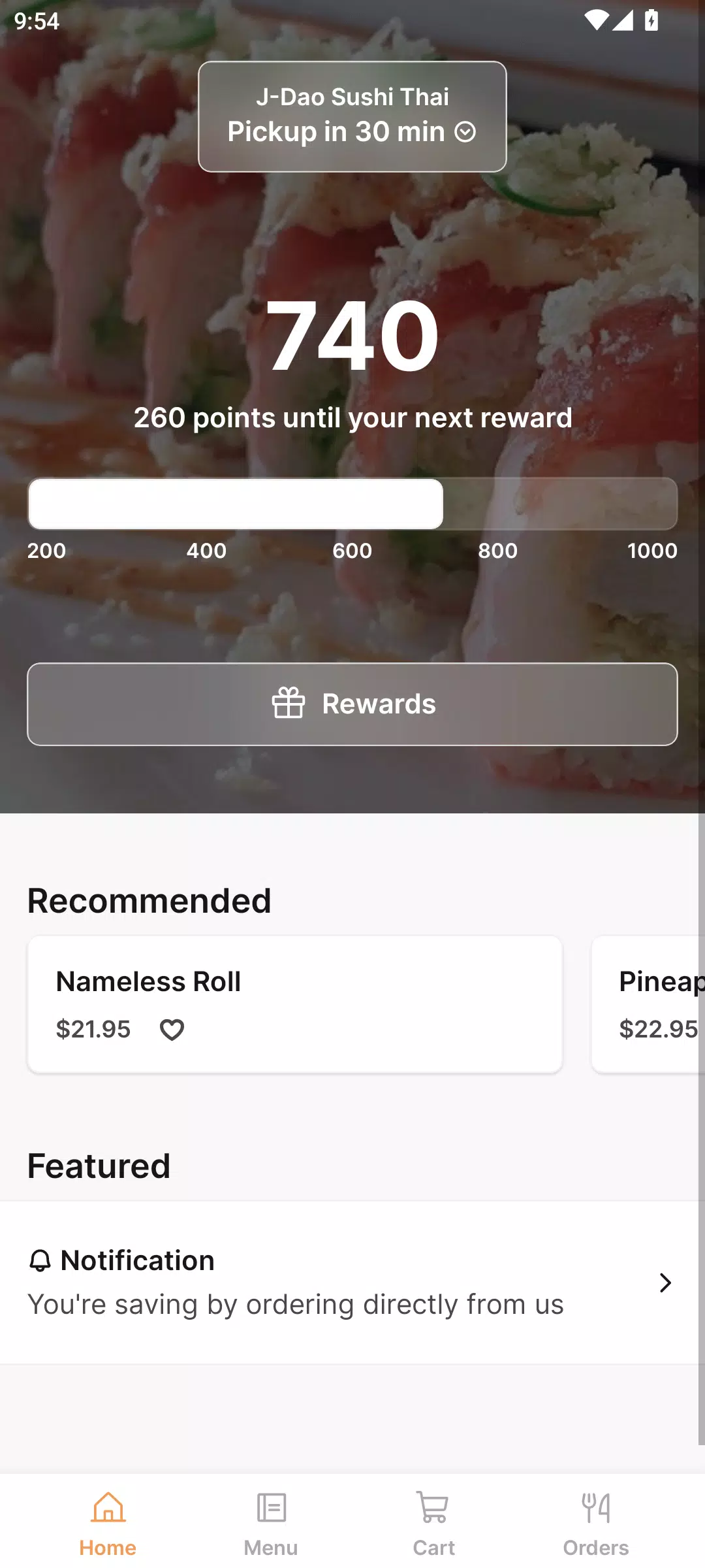 J-Dao Sushi Thai Screenshots