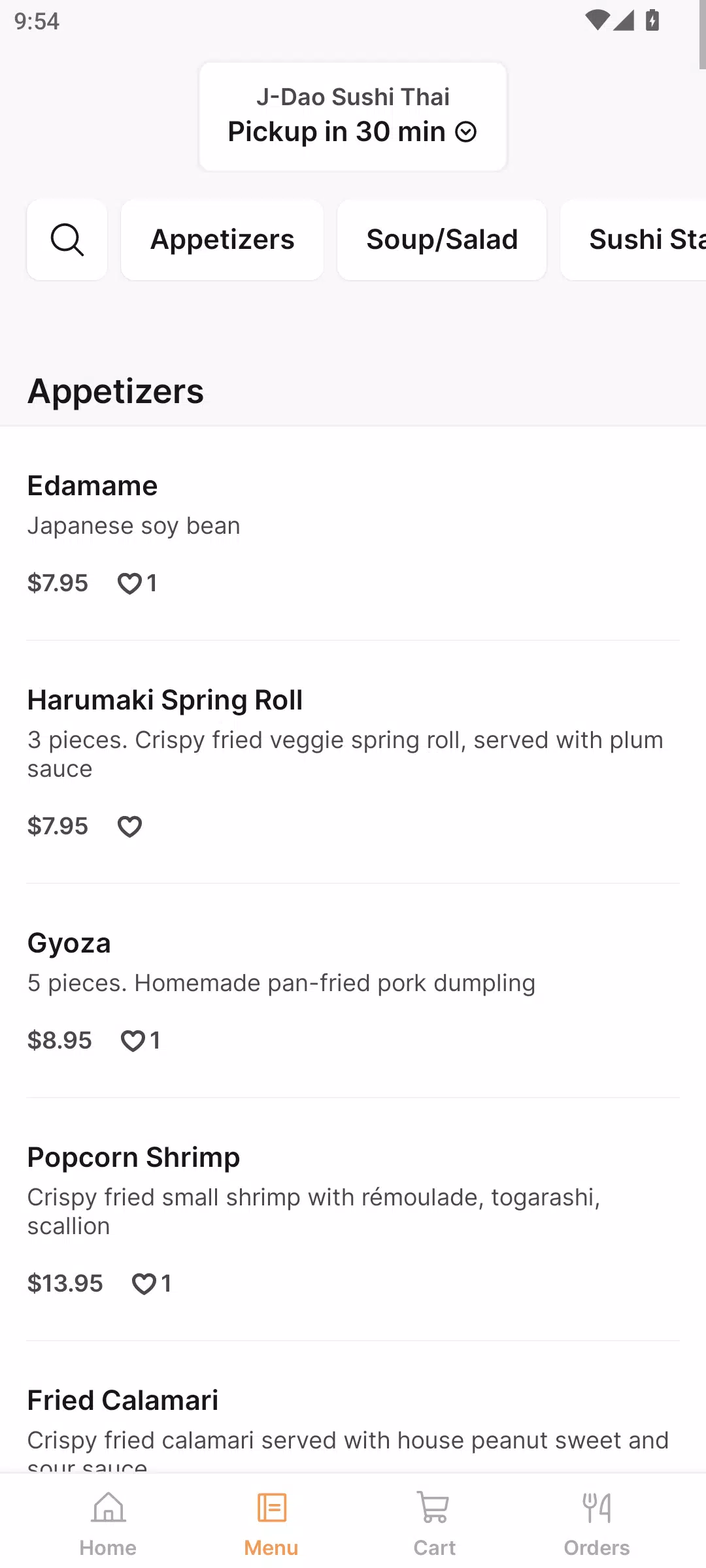 J-Dao Sushi Thai Screenshots