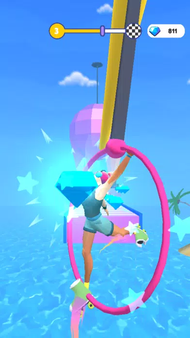 ภาพหน้าจอของ Hula Hoop Race