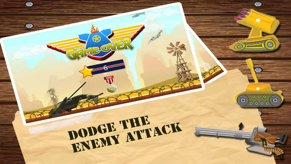 Bomb Drop flying helicopter action game應用截圖