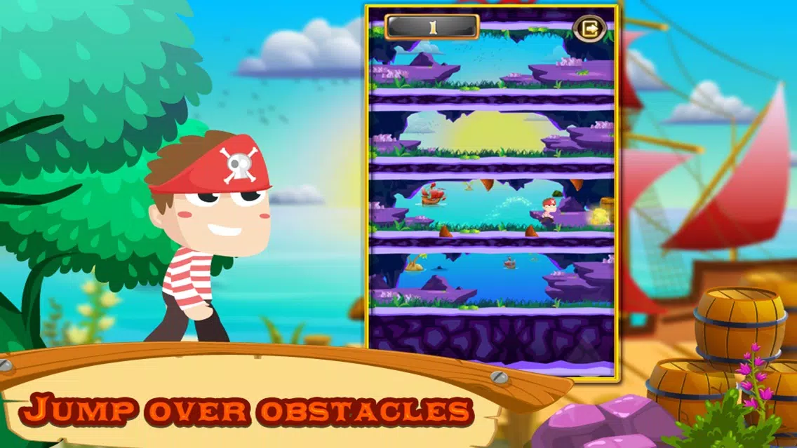 Tangkapan skrin Gold Seeker Help escape a Pirate trapped in a cave