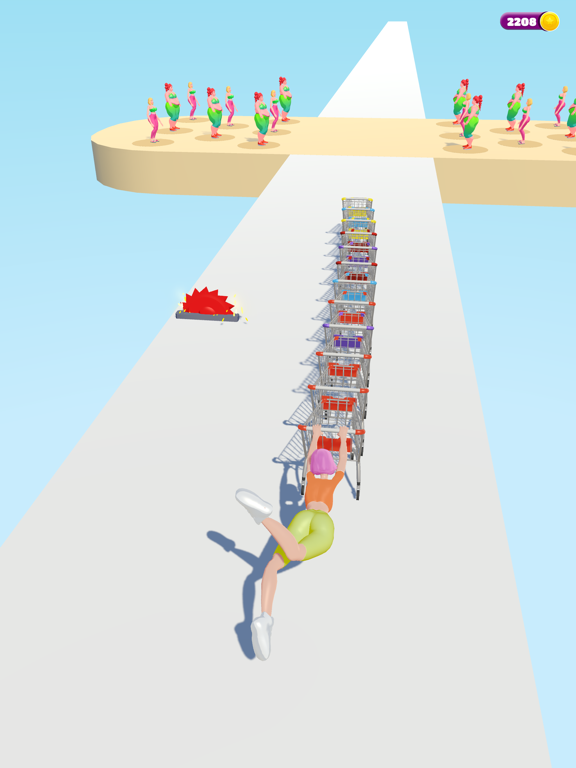 Capturas de tela do Grocery Cart Run iPad 