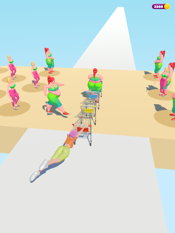 Capturas de tela do Grocery Cart Run iPad 