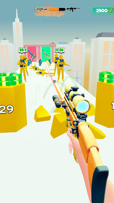 Скриншоты Gun Run 3D!