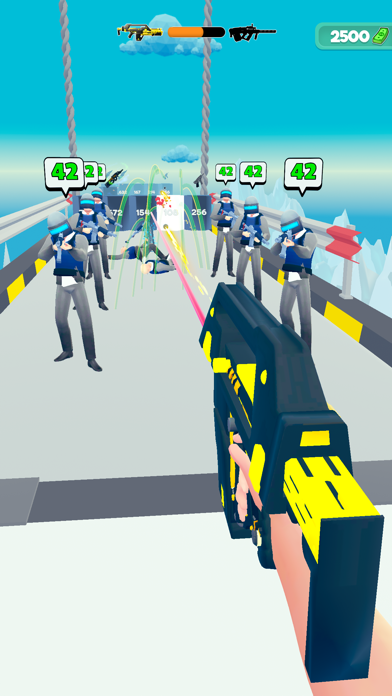 Скриншоты Gun Run 3D!