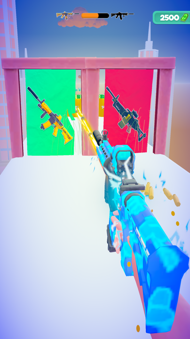 Скриншоты Gun Run 3D!