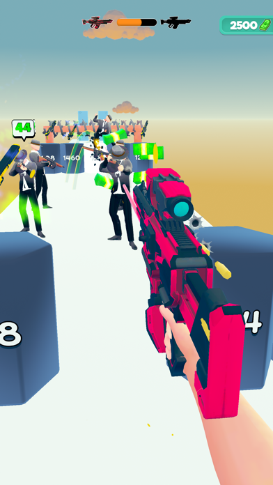 Скриншоты Gun Run 3D!