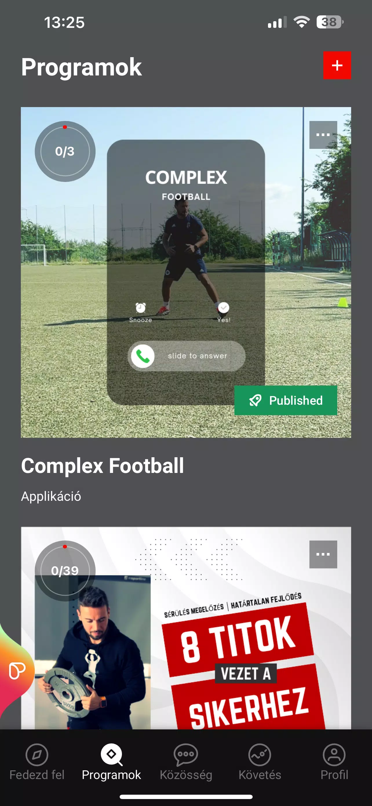 Complex Football Screenshots