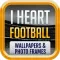 I Heart Football - Wallpapers