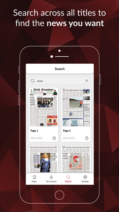 Irish Examiner ePaper Screenshots