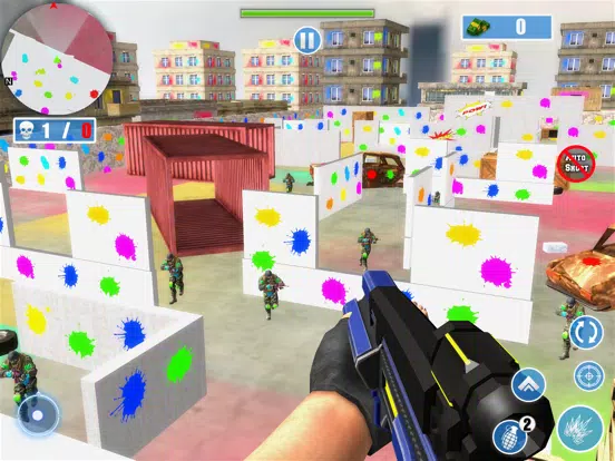 Capturas de pantalla de Paintball shooting: Gun Battle iPad 