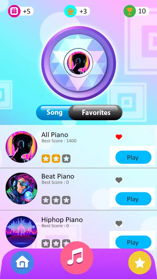 Rush E Piano Screenshots