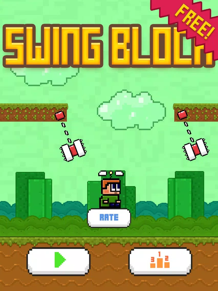 Tangkapan skrin Swing Block iPad 