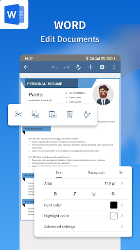 Document Editor:Word,Excel Screenshots