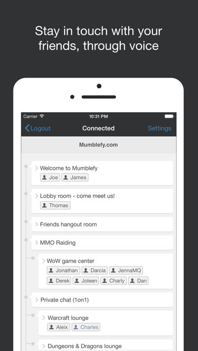 Mumblefy Screenshots