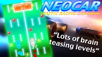 NEOCAR Traffic Racing Car Dash (a neon puzzle action game)应用截图