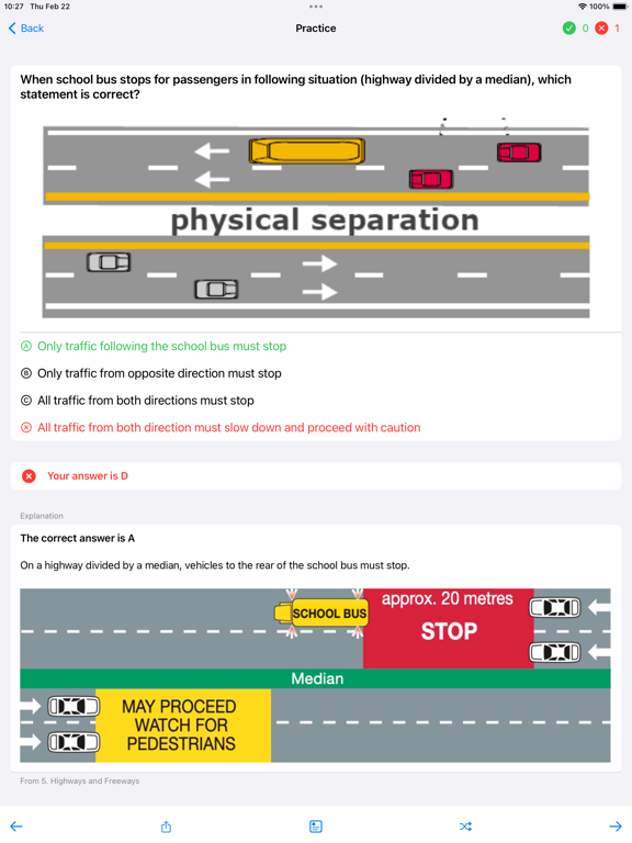 Alberta Driver Test Pro iPad Screenshots