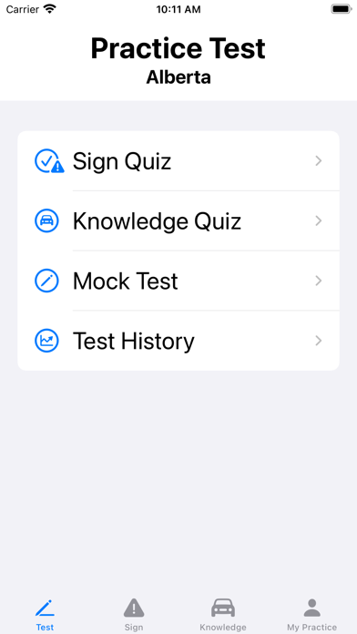 Alberta Driver Test Pro Screenshots