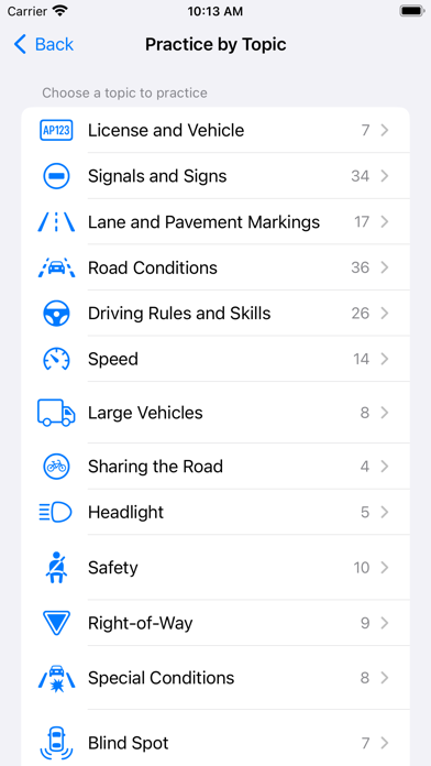 Alberta Driver Test Pro Screenshots