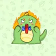 胖绿龙-Fat Green Dinosaur