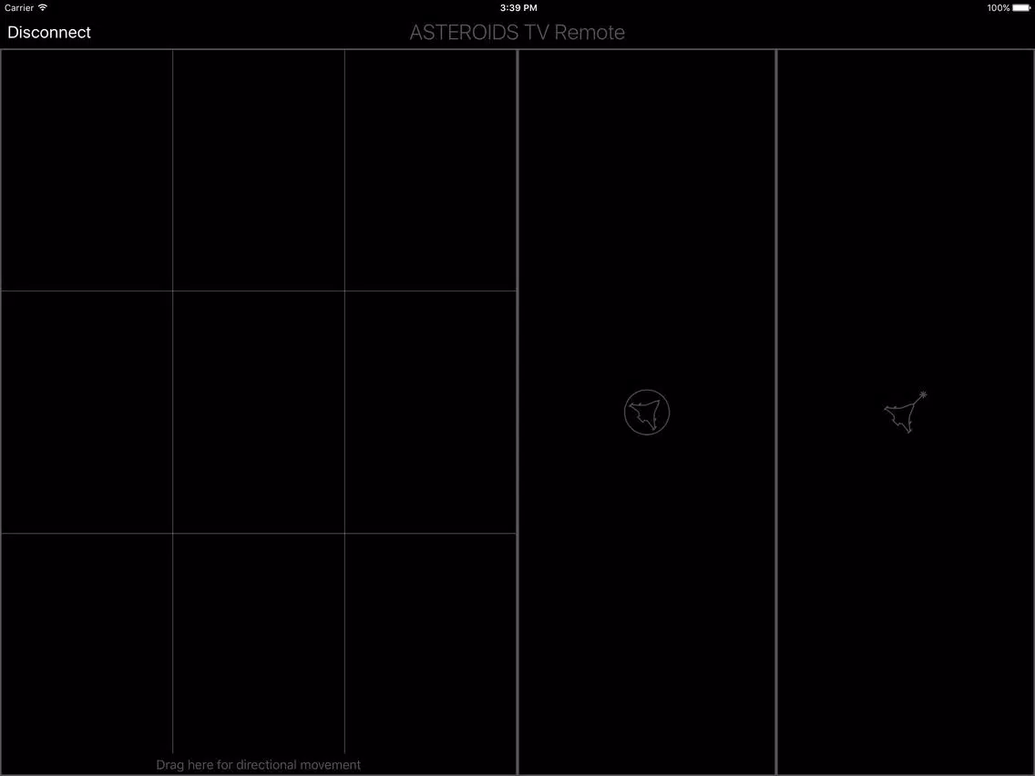 Asteroids Remote iPad 應用截圖