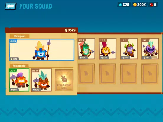 ภาพหน้าจอของ Tiny Hunters - Monsters Attack iPad 