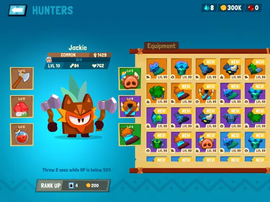 ภาพหน้าจอของ Tiny Hunters - Monsters Attack iPad 