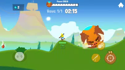 ภาพหน้าจอของ Tiny Hunters - Monsters Attack