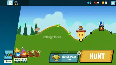 ภาพหน้าจอของ Tiny Hunters - Monsters Attack