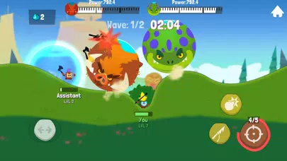 ภาพหน้าจอของ Tiny Hunters - Monsters Attack