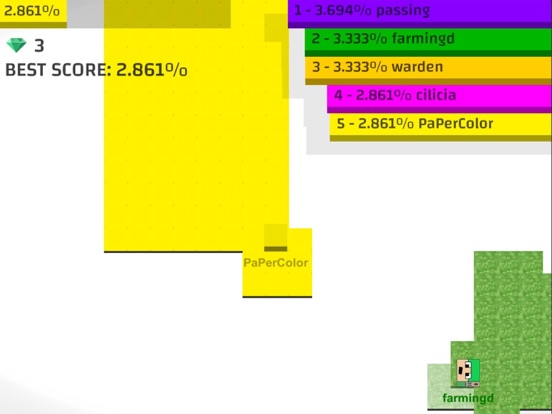 Скриншоты Paper Color - io,arcade games iPad 