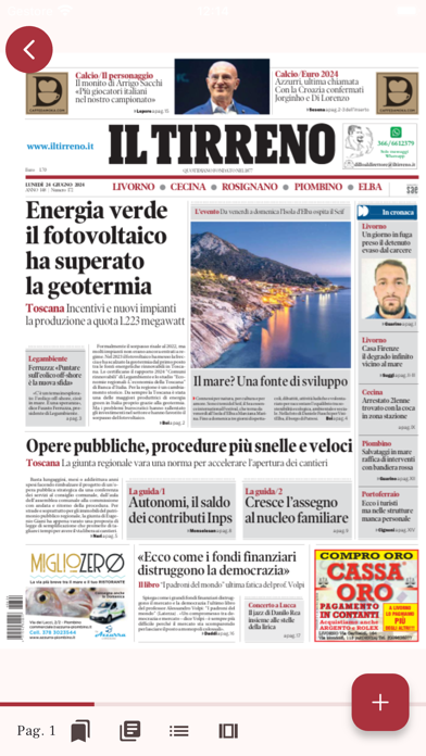 Capturas de pantalla de Il Tirreno