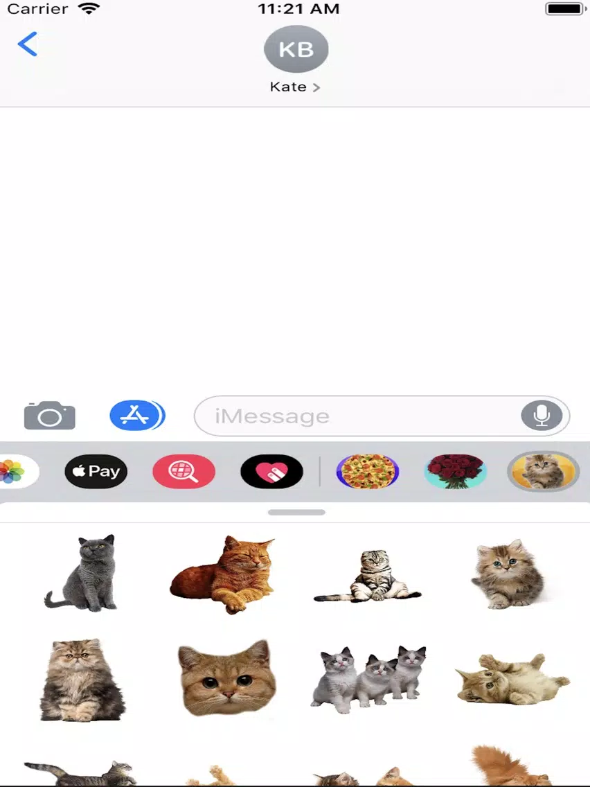 Cat-Emojis Stickers iPad Screenshots