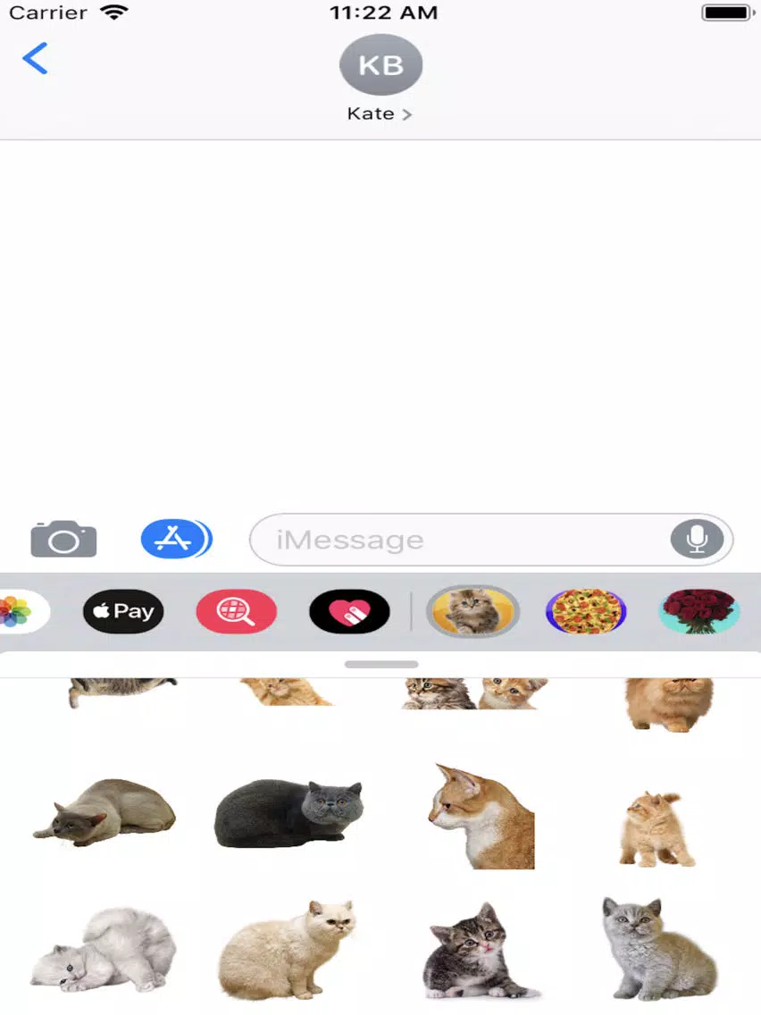 Cat-Emojis Stickers iPad Screenshots