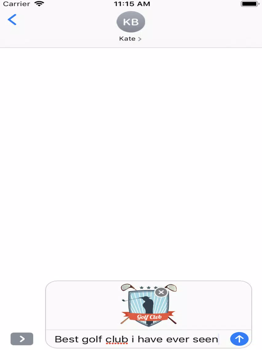 Golf Clubs Emojis Stickers iPad Screenshots