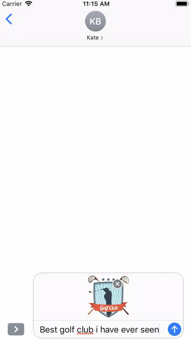 Golf Clubs Emojis Stickers Screenshots