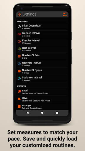 Tabata Timer and HIIT Timer Screenshots