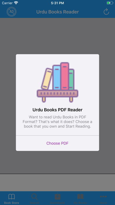 Zrzuty ekranu Urdu Books Keeper & PDF Reader