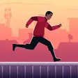 Parkour Run Jump Rooftop