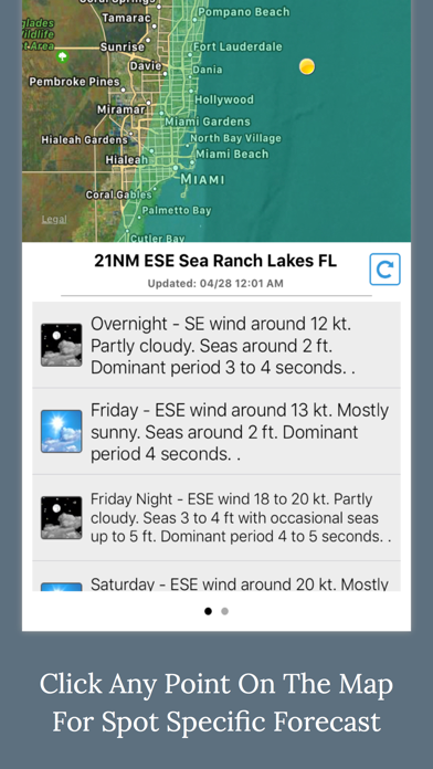Florida Boating Weather Screenshots