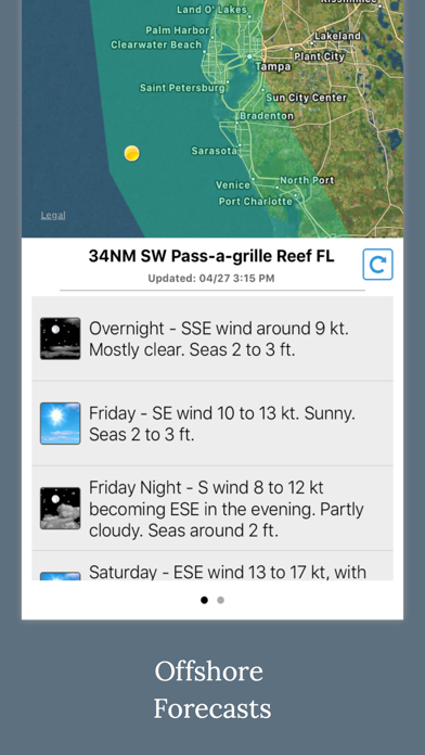 Florida Boating Weather Screenshots
