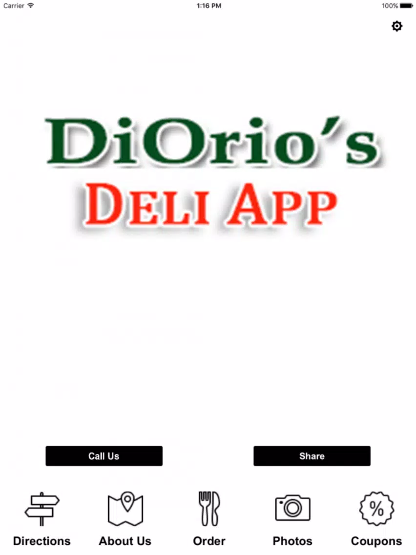 DiOrio Supermarket iPad Screenshots