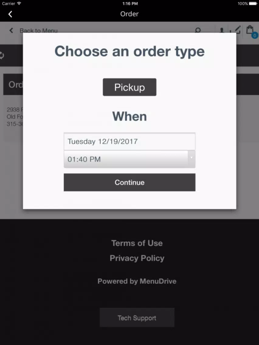 DiOrio Supermarket iPad Screenshots