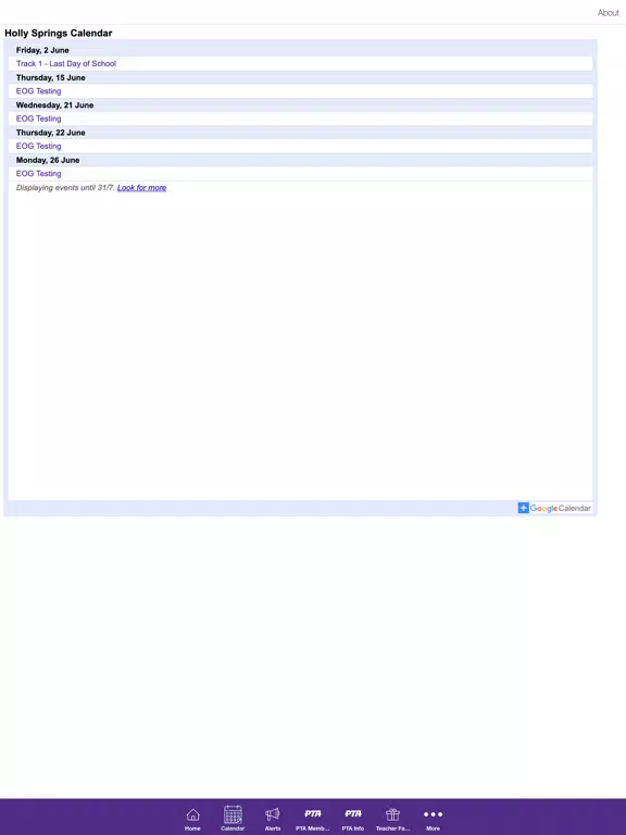 Holly Springs Elementary iPad Screenshots